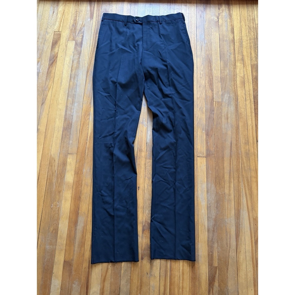 Lanvin Mens Dress Pants Black Size 32 / 48